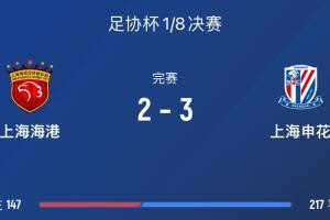 复仇！海港24年足协杯3-2淘汰申花最终夺冠，今日被申花3-2淘汰